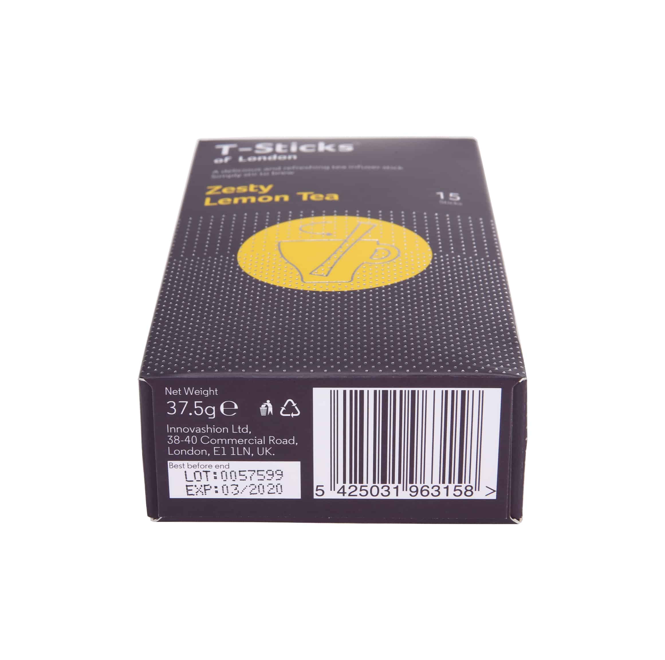 超熱 T-Sticks of London - Zesty Lemon Tea 15スティク入り 紅茶 スティック 英国 フレーバーティー  megjc.gov.jm