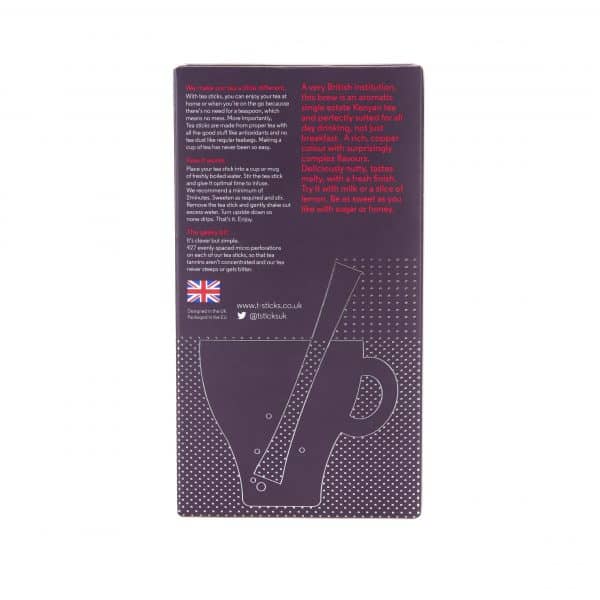 背面 9 T Sticks Premium Tea Sticks London United Kingdom