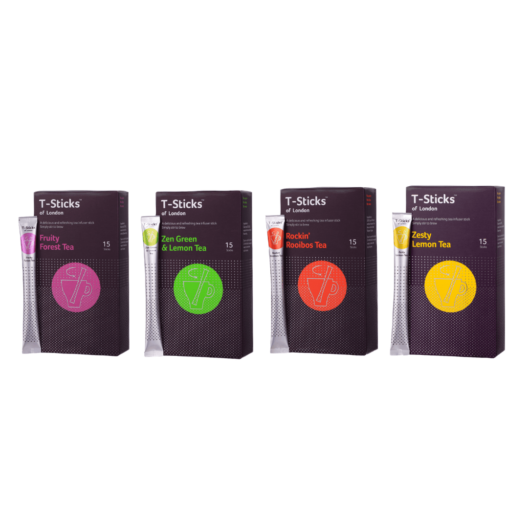 3 HERBAL GREEN BLACK T Sticks Premium Tea Sticks London United Kingdom